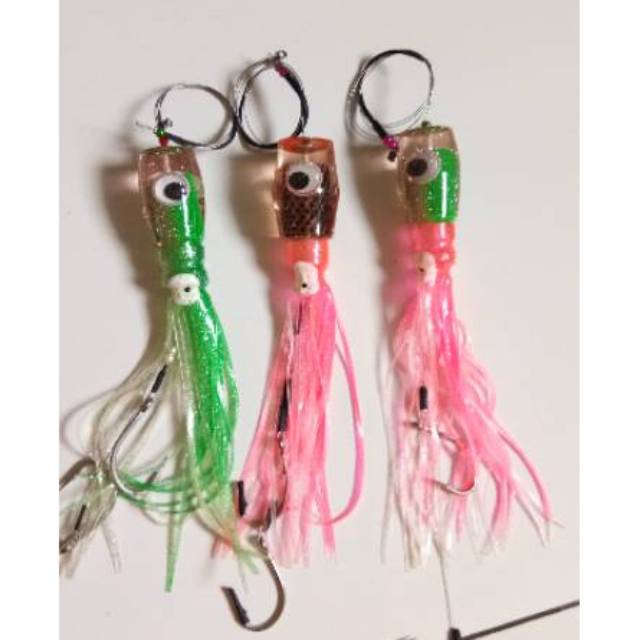 Umpan pancing trolling,konahead umpan trolling +hook, siap pakai