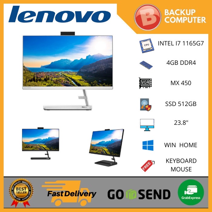 LENOVO PC AIO 3 24ITL6 AIO i7 VGA SSD WIN F0G000A1ID /F0G000A0ID