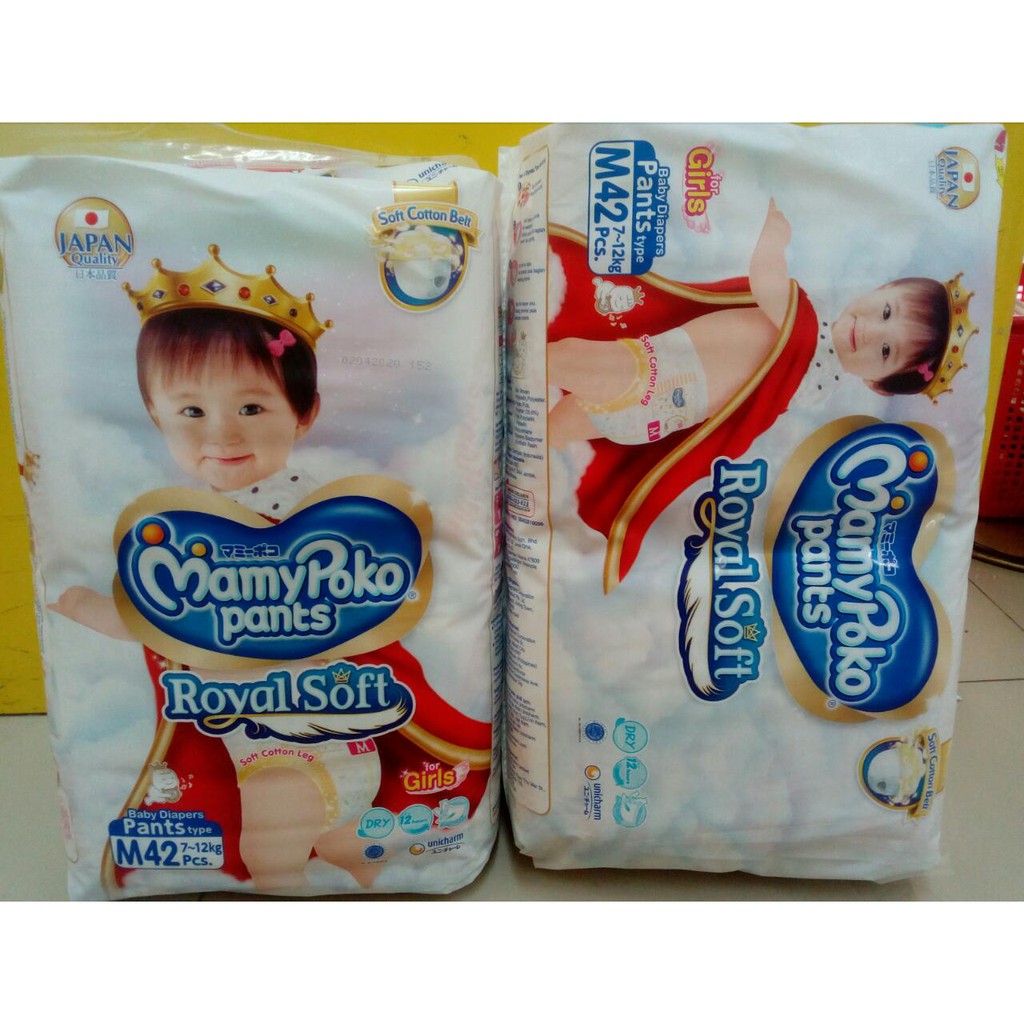 Mamy poko M/42 boy girl royal soft pant pampers bayi popok bayi celana