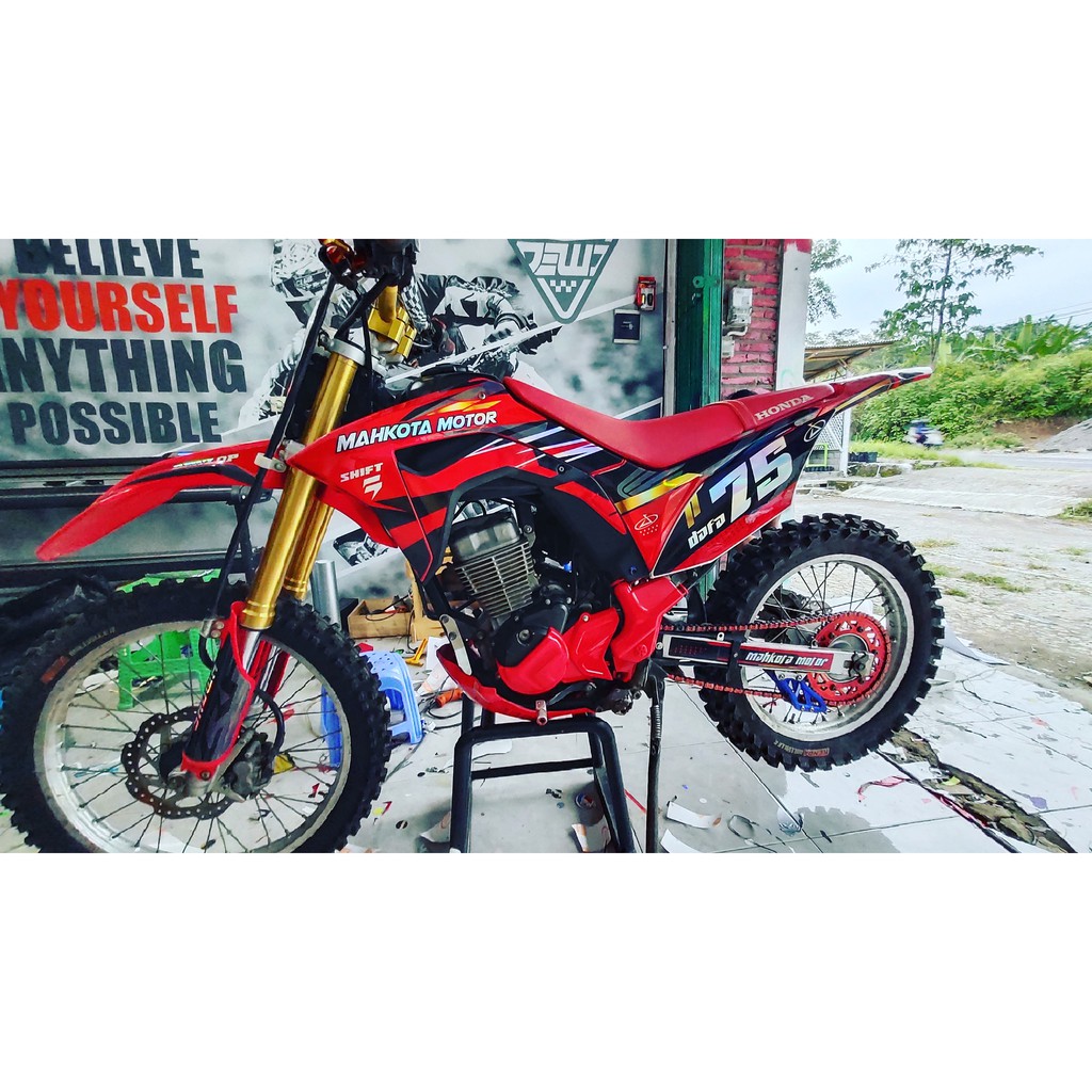 DECAL CRF MURAH DECAL CRF MURAH KEREN DECAL CRF SIMPEL DECAL CRF HOLOGRAM PELANGI