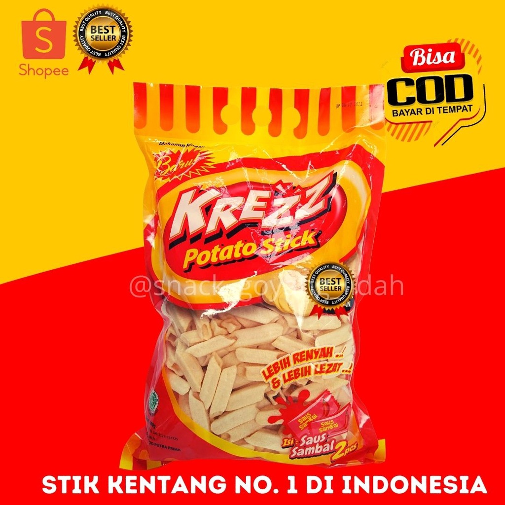 

Kerupuk Potato Krezz Rasa Original 200 gram