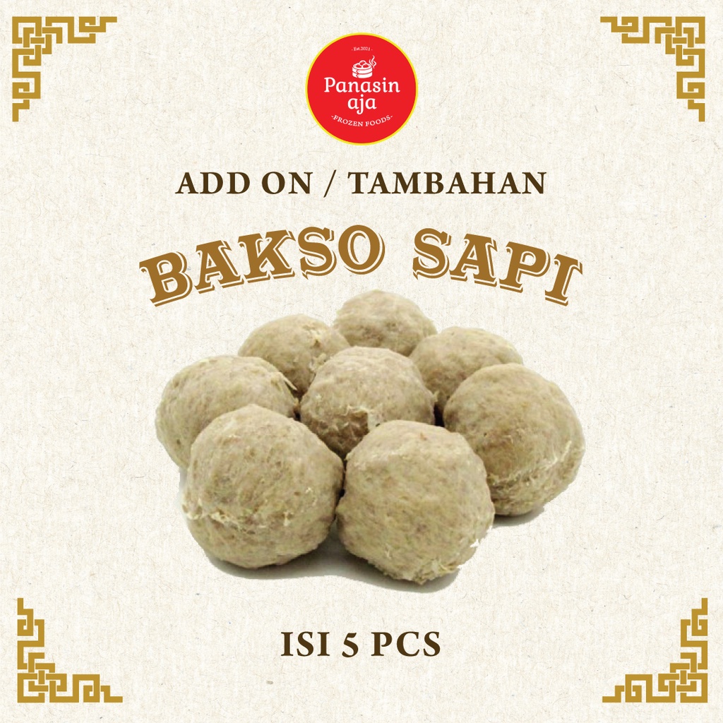 

5 Pcs Bakso Sapi Frozen HALAL