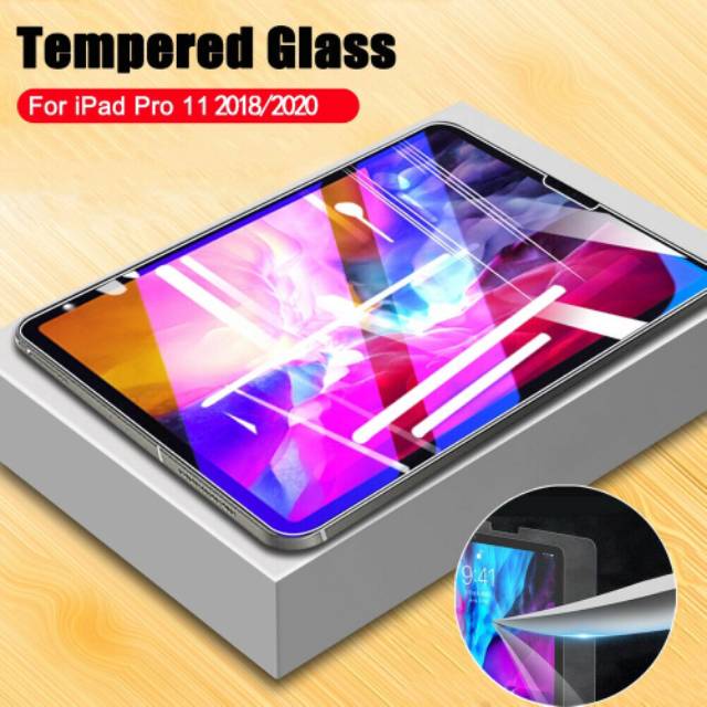 tempered glass New ipad pro 11 12.9 2018 2020 2021 M1 anti gores screen guard kaca