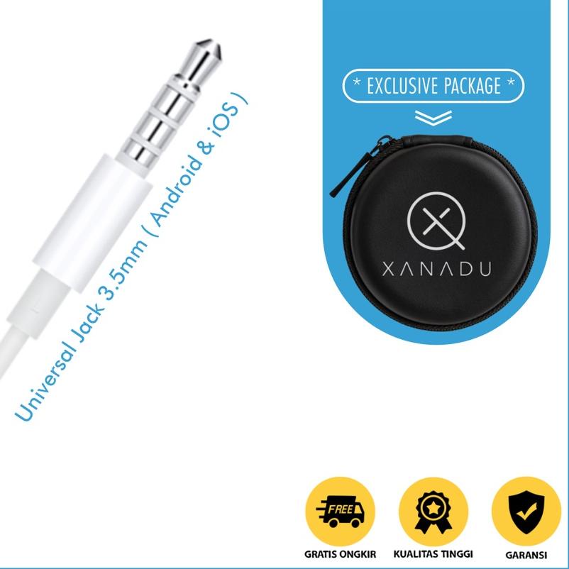 ℮ Xanadu XA99 Headset With Microphone Earphone in Ear ➴