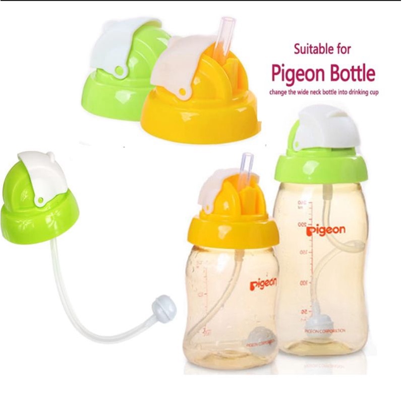 head straw pigeon wideneck / kepala tutup botol sedotan pigeon wideneck