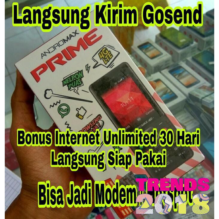 PROMO HARGA MURAH Smartfren Andromax Prime 4G LTE Fee Internet Unlimited 30 hari Modem