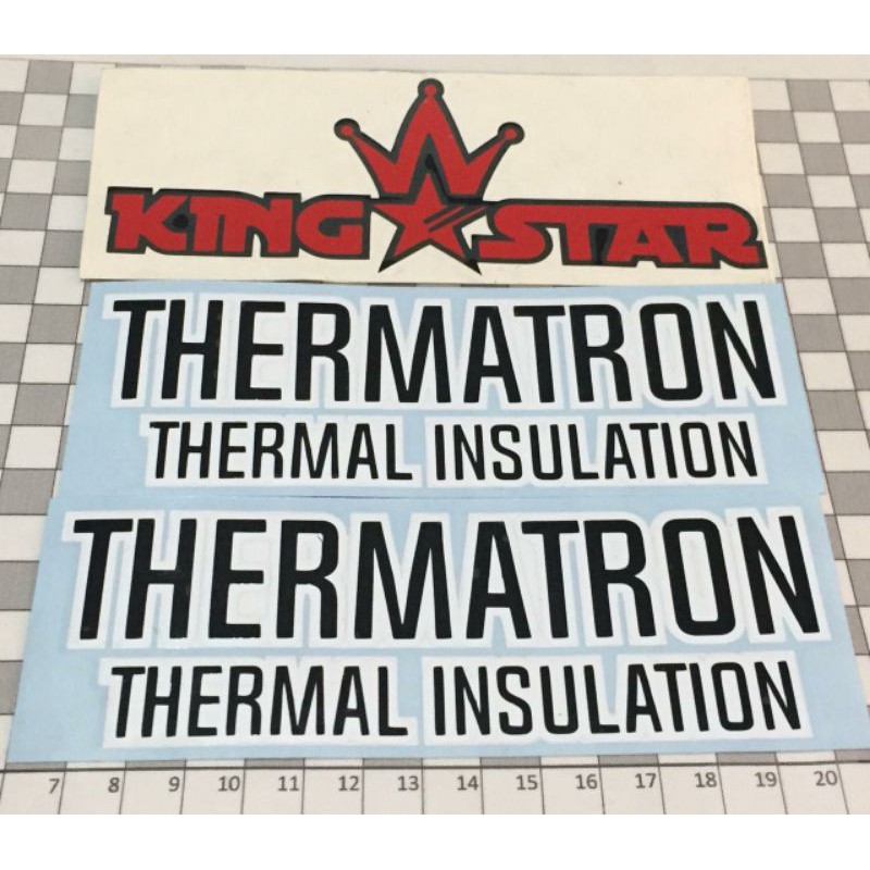 

Stiker Cutting Thermatron Thermal Insulation