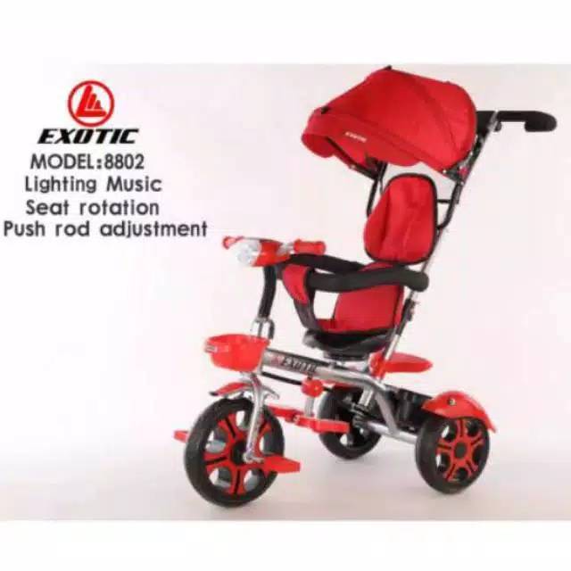 Sepeda anak roda tiga exotic