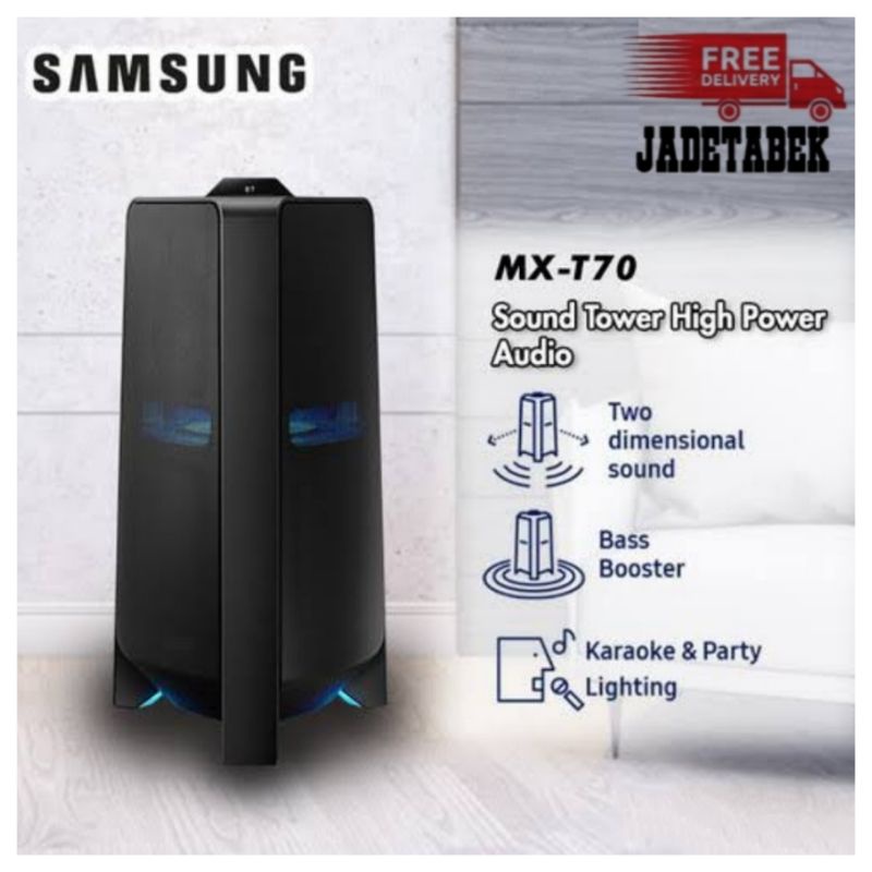 SAMSUNG MX-T70 SOUND TOWER SPEAKER GIGA PARTY KARAOKE BLUETOOTH SPEAKER AKTIF