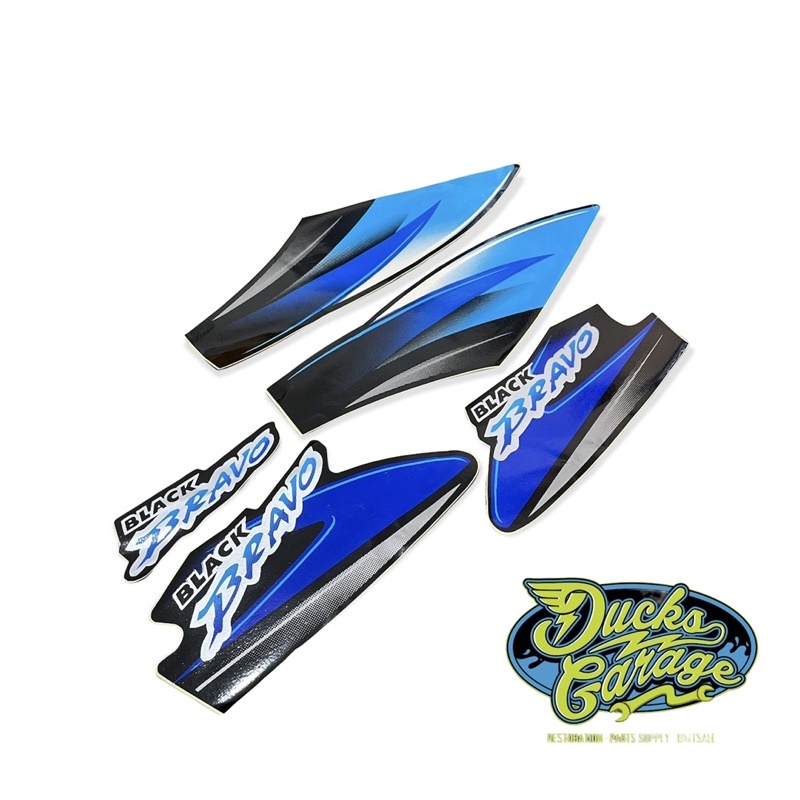 striping sticker suzuki rc rc100 new bravo jet cooled