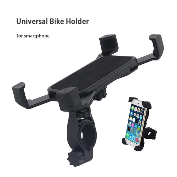 HOLDER SEPEDA Universal 360 Rotation Bike Holder For All Smartphone 4.5 - 7 Inch Dipasang di Setang