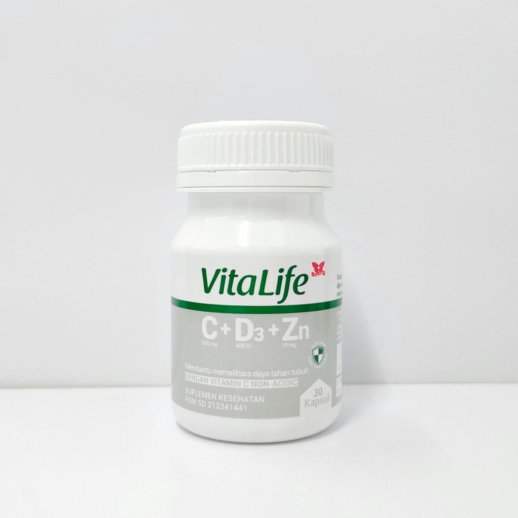 VitaLife / Multivitamin C+D3+Zinc / Suplemen Kesehatan