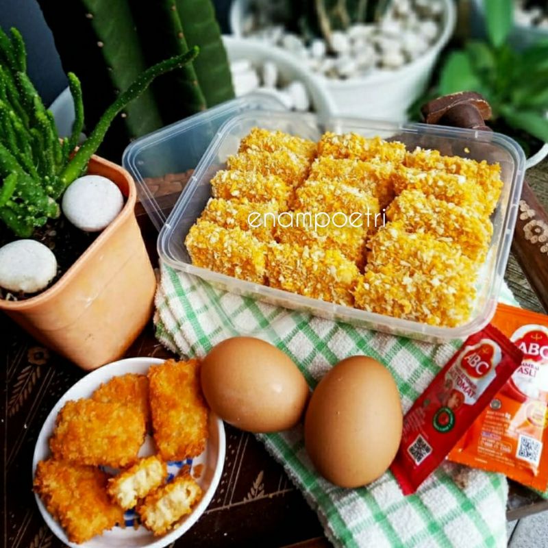 

CHICKEN CHEESE NUGGET NO MSG HOMEMADE TANPA PENGAWET TANPA PEWARNA MAKANAN SEHAT ENAK FROZEN AYAM VAKUM BEKASI JAKARTA MURAH BEKU