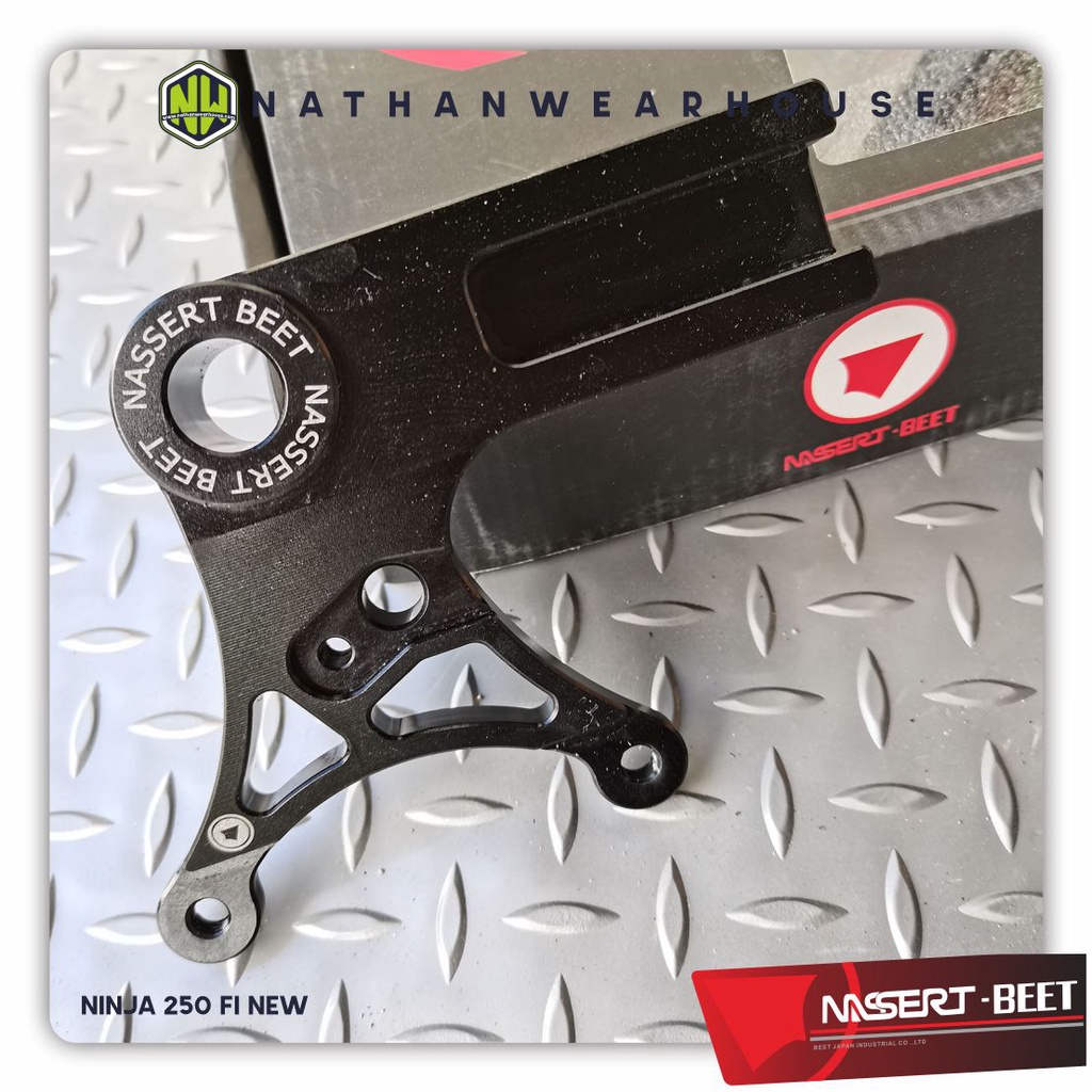 Bracket Breket Caliper Kaliper Belakang 2P 2 Piston Ninja 250 FI New 2018 Nassert Beet