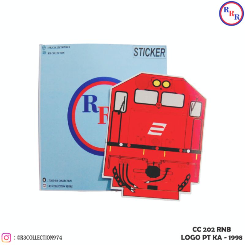 

Stiker Kereta - CC 202 RNB LOGO PT KA 1998
