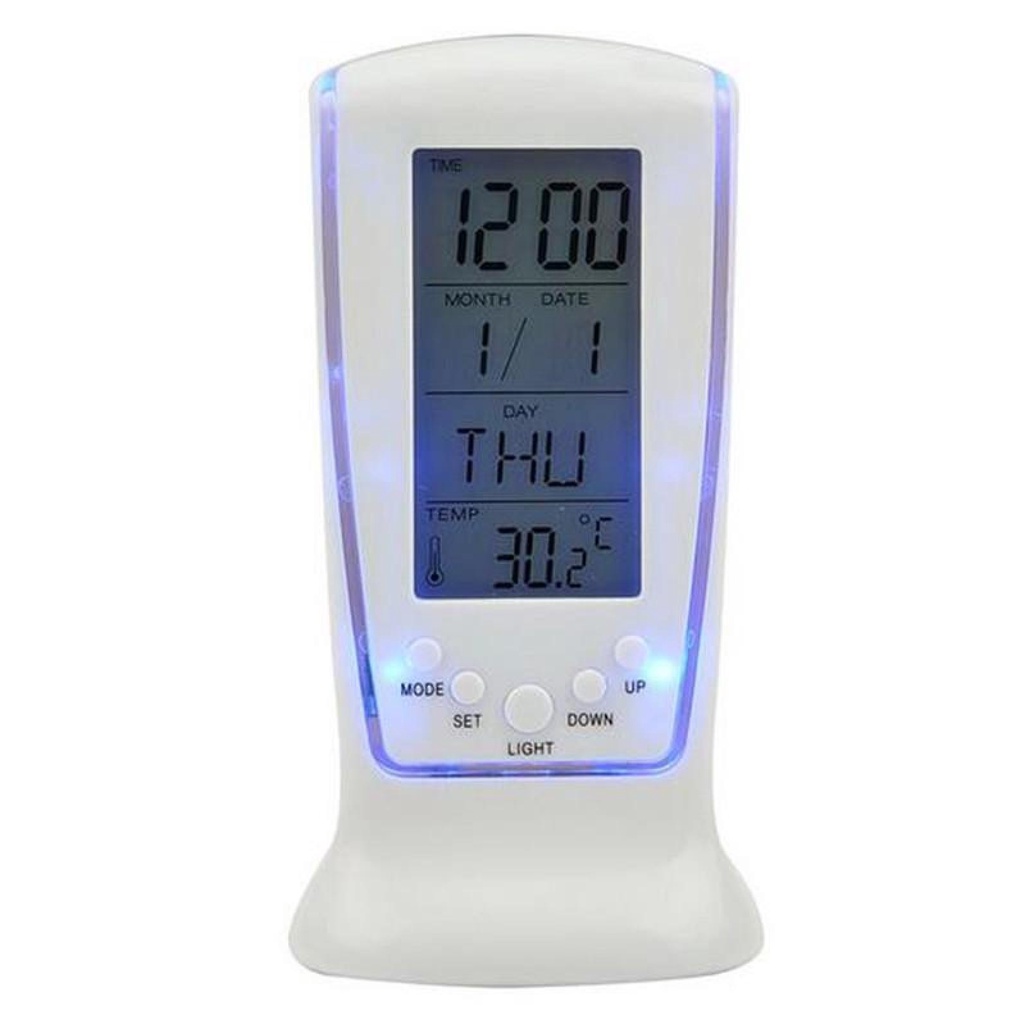 

alat ukur temperatur suhu jam kalender display