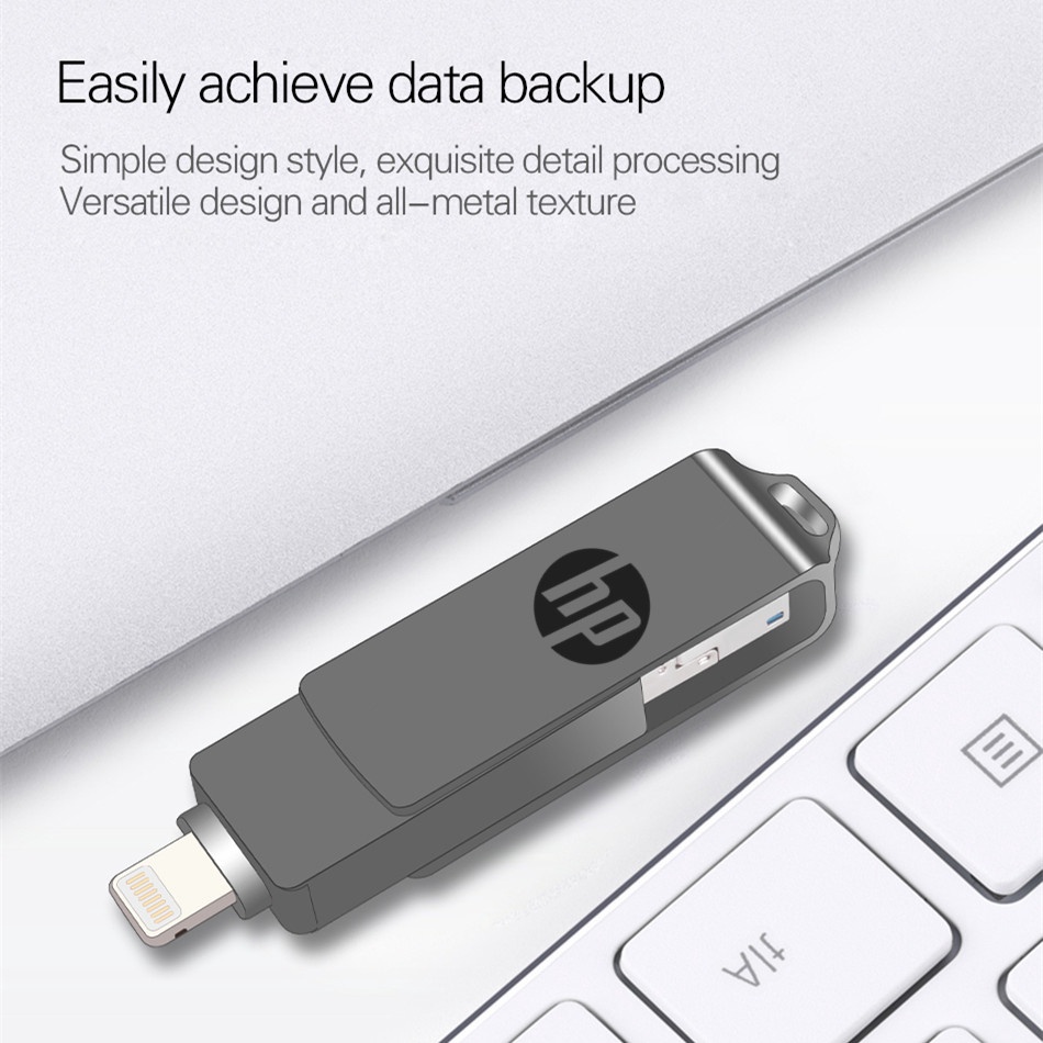 Hp Flashdisk OTG USB 3.0 Tipe-c 3 in 1 Kapasitas 512GB Untuk Smartphone