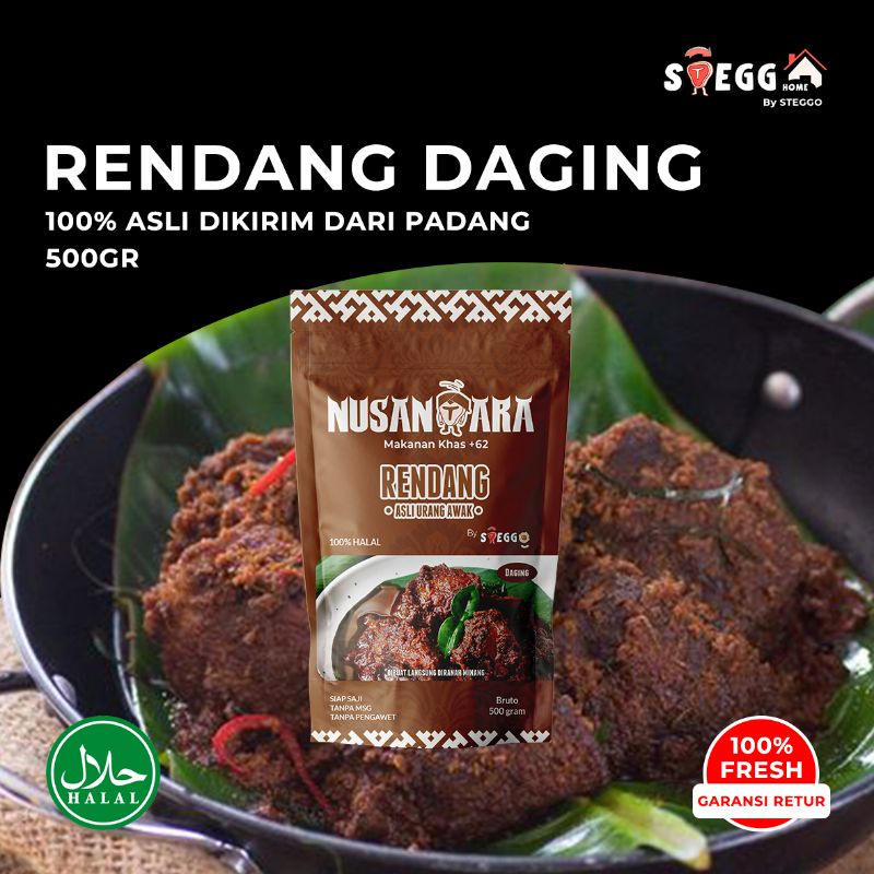 

NUSANTARA Rendang Daging 500 gr by STEGGO