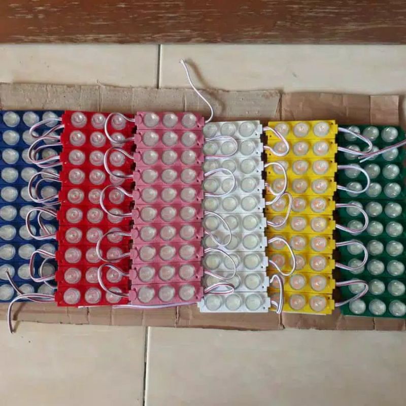 lampu LED 3 mata 24 volt 3watt