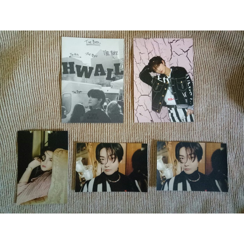 Postcard Photozine The Boyz Hwall Kevin Younghoon