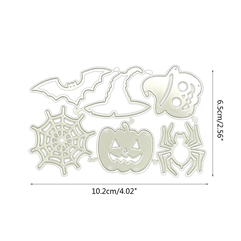 Cutting Dies Bahan Carbon Steel Tema Halloween Untuk Membuat Kartu Ulang Tahun / Scrapbook / Album