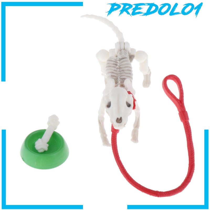 (Predolo1) Action Figure Pose Skeleton Dog Joints Dapat Digerakkan Untuk Koleksi