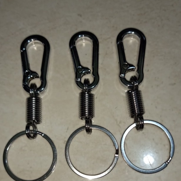 Carabiner Stainless / Gantungan Kunci Per Motor Mobil Rumah AT 297 | distshop