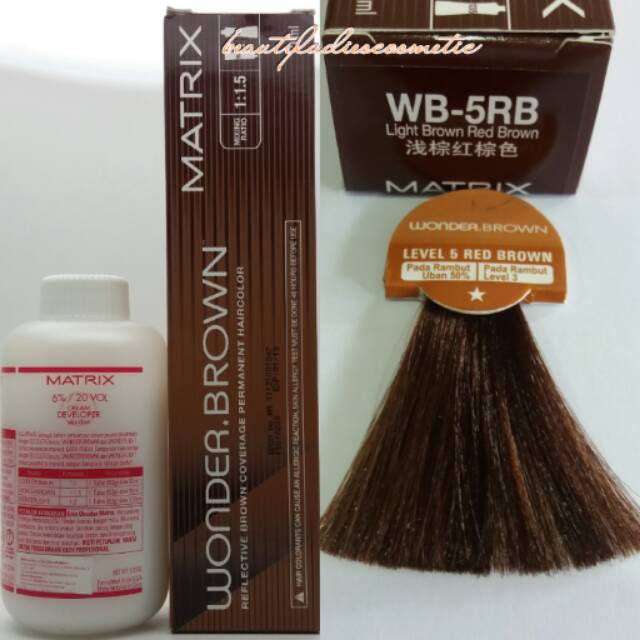 MATRIX WONDER BROWN LIGHT BROWN RED BROWN LEVEL-5 90ML