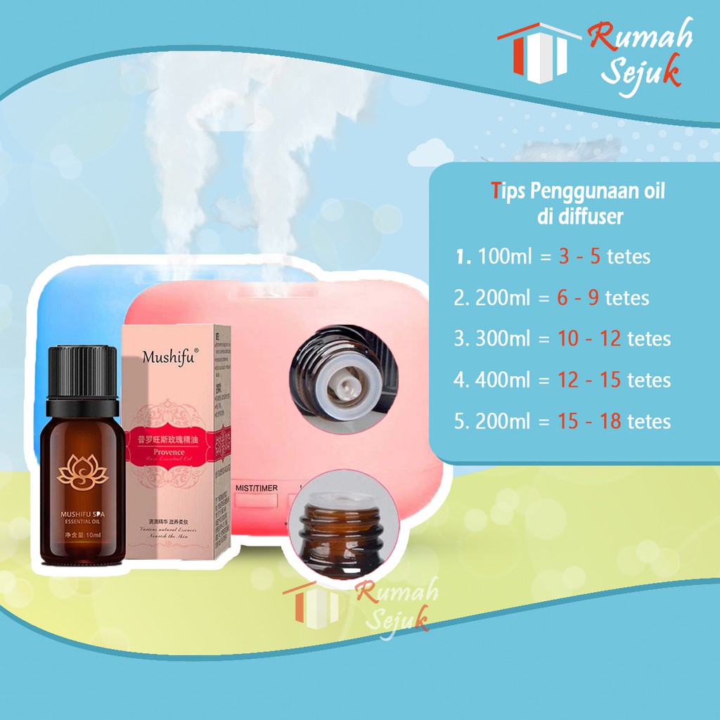 RS - Aromaterapi Pure Air Fragrance Essensial Pengharum Pewangi Esensial Esential Oil Aromatheraphy Ruangan RS-1 10ml Defuser Humidifer Minyak Humadifier Humudifier Humdifier Difusser Essential TSLM1 TSLM2 RH-17 100% Murni &amp; Alami  Kamar Taffware