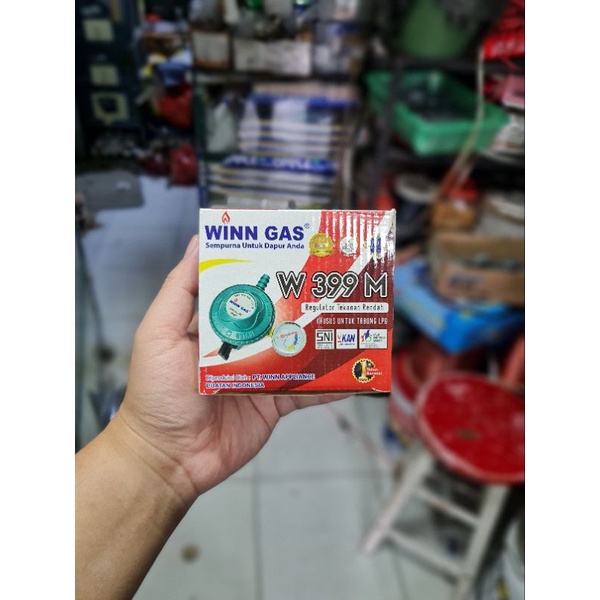 REGULATOR GAS WINN GAS W399M + METER REGULATOR GAS KOMPOR GAS Elpiji LPG