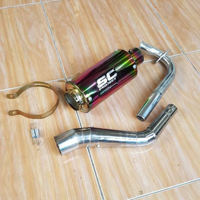 KNALPOT VARIO 125-VARIO 150 SC PROJEC RAINBOW