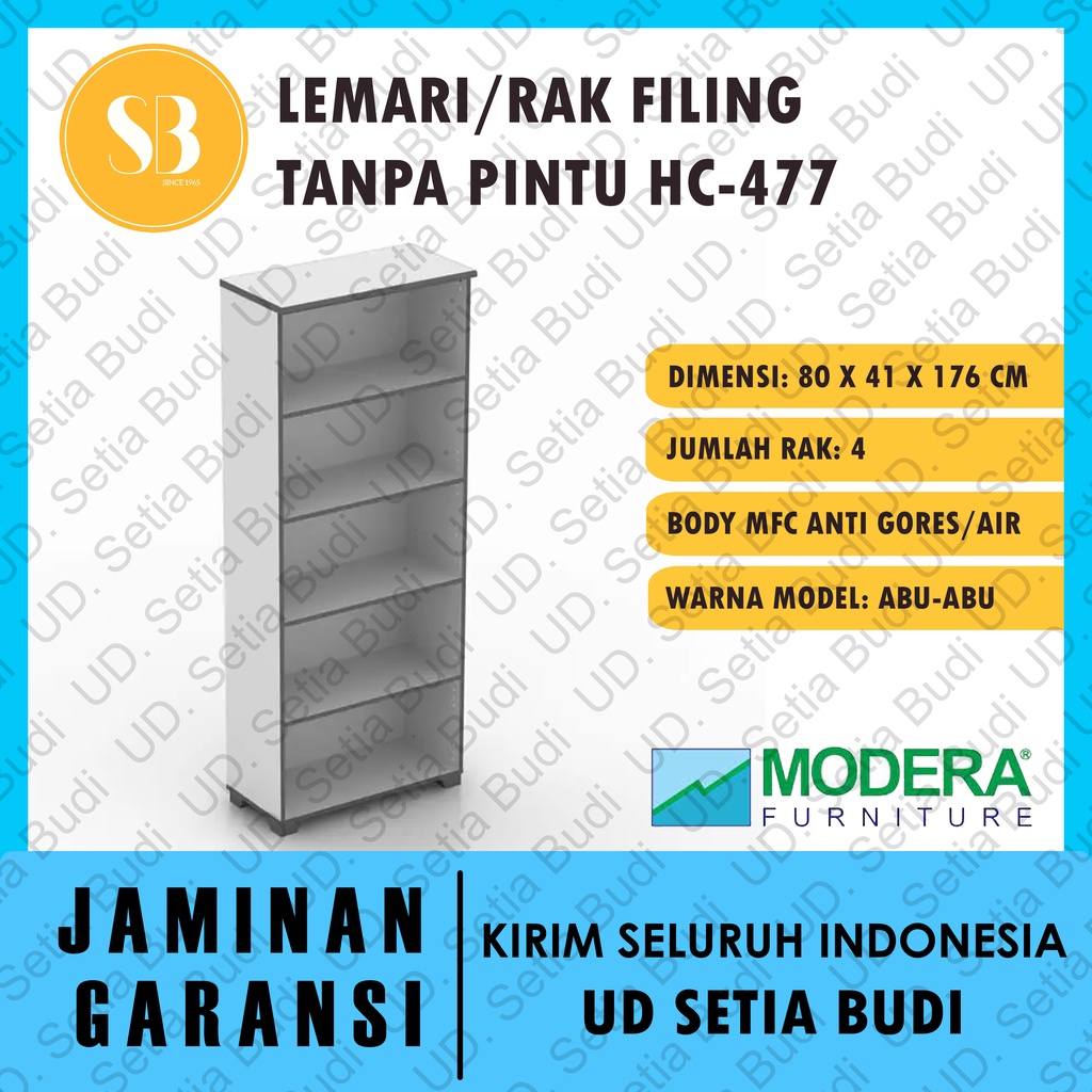 Rak Arsip / Filing Tanpa Pintu Modera HC-477 M-Class