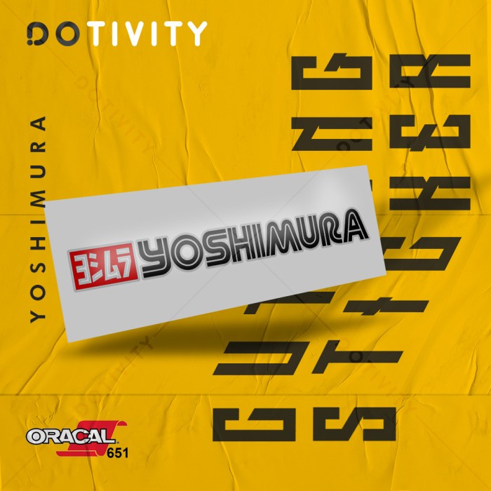 

Cutting Sticker YOSHIMURA V2 2 Colors