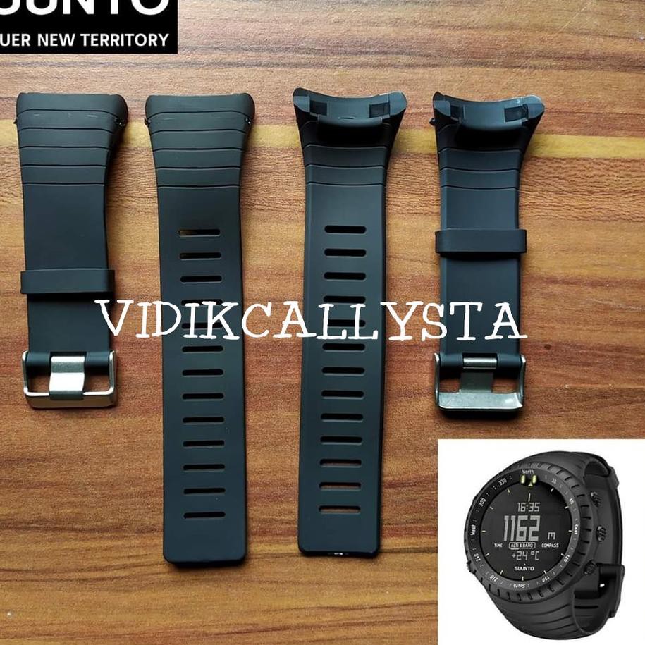 Original  Strap Tali Jam tangan Rubber Suunto Core Sunto Core Hitam ♠