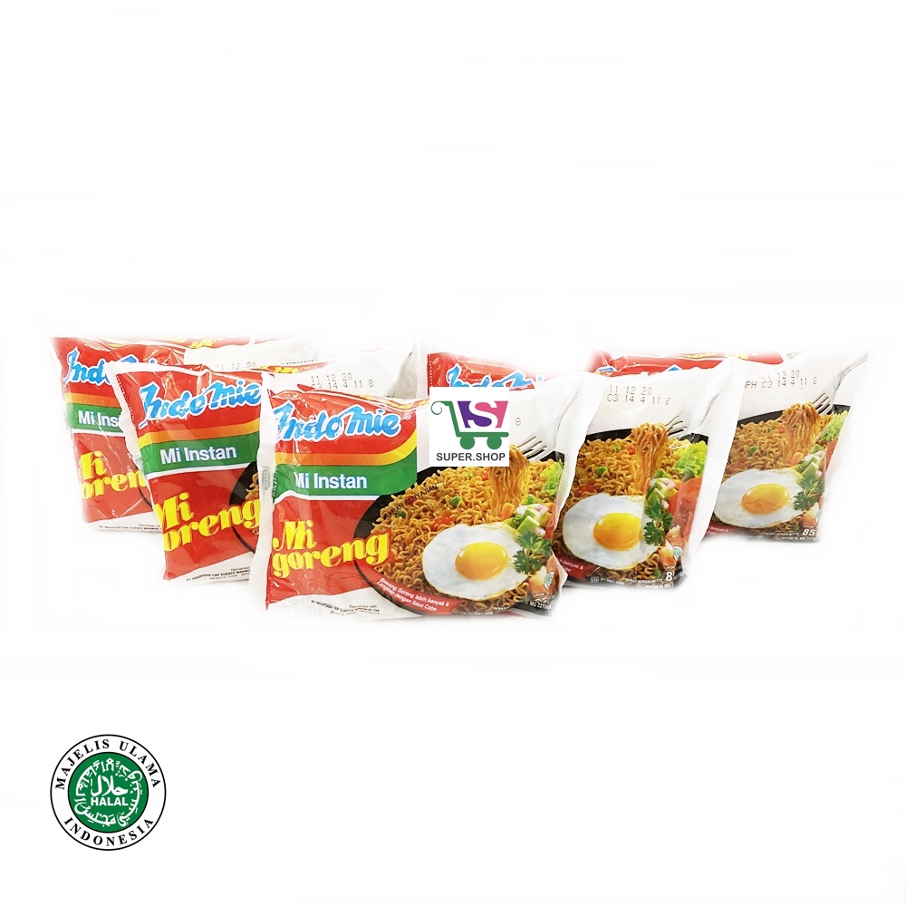 

Paket 5 Pcs Indomie Mi Goreng 85 Gram Mie Instan