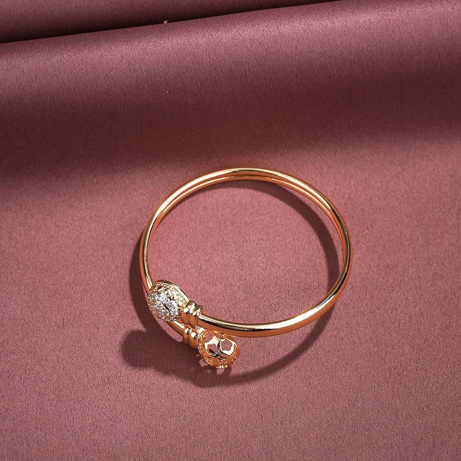 gelang tangan wanita titanium anti karat lapis emas gelang korean style aksesoris wanita gelang D509
