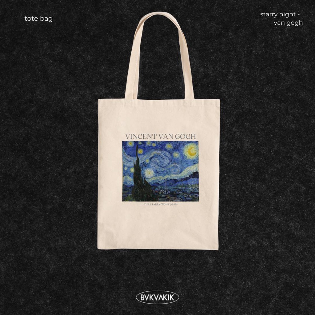 Tote Bag The Starry Night Van Gogh