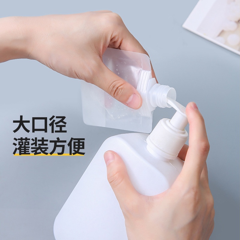 (CTSHOP1)Botol Refill Tempat Sabun Cair botol refill Travel Plastik Fliptop Travel Organizer