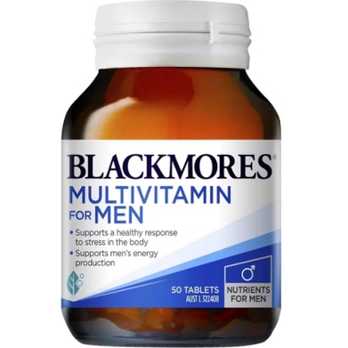Blackmores Multivitamin for Men 50 Tablets Australia