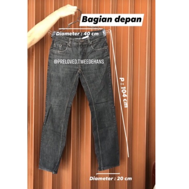 [Preloved / Second]  C&A Jeans - Reguler Jeans Pria