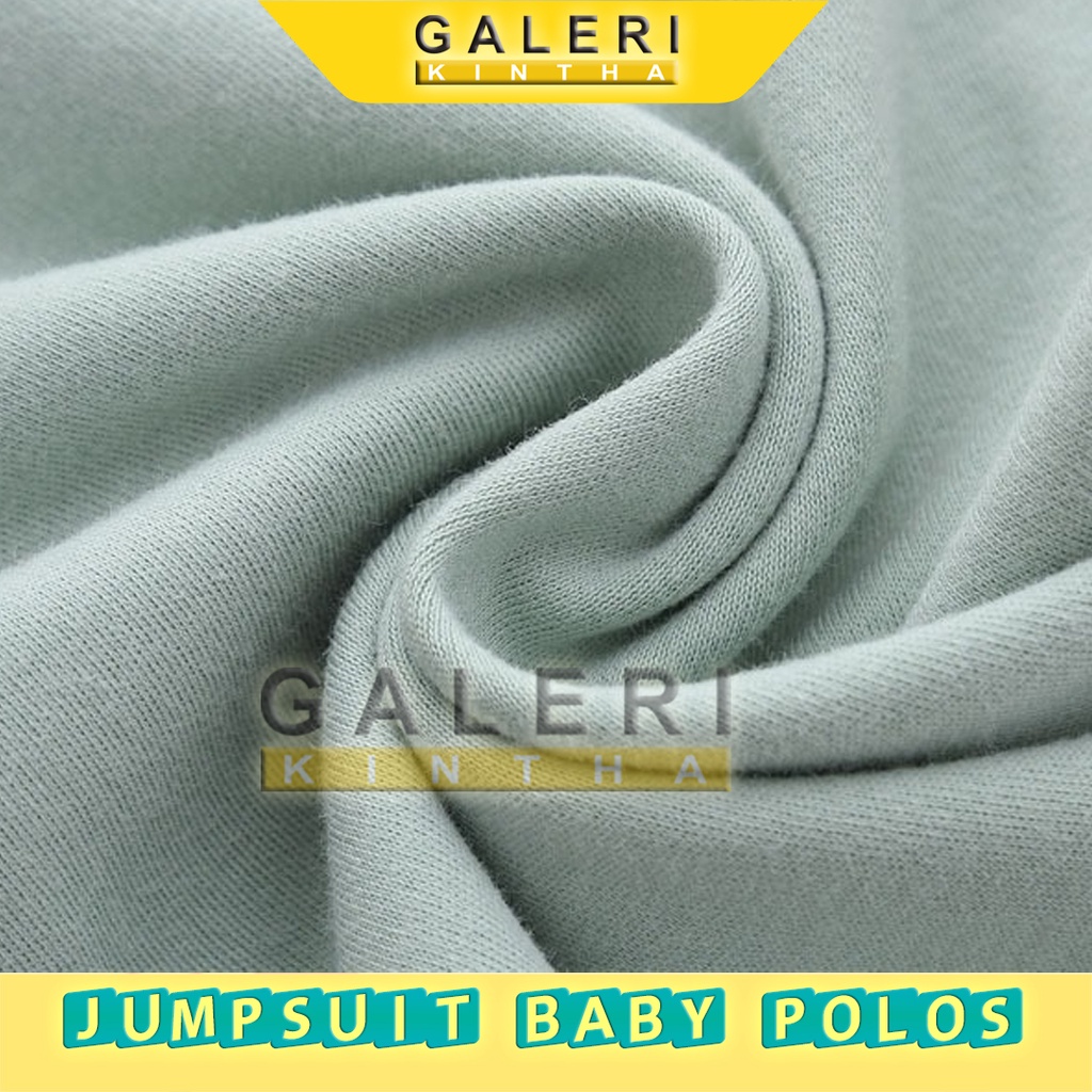 Jumper Bayi Laki Laki Polos Jumpsuit Bodysuit Baby