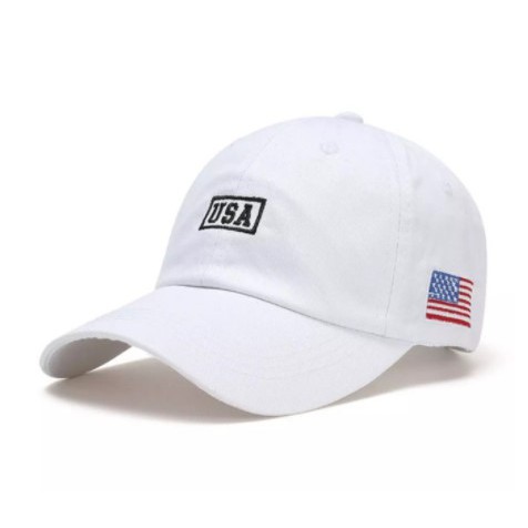 Topi Fashion Adjustable Outdoors Unisex Caps BaseballTopi Peria -Logo USA - Topi Terbaru