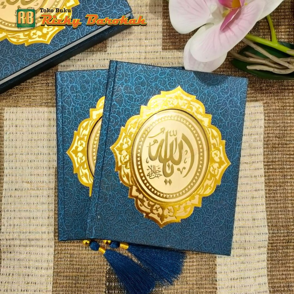 Cetak Buku Yasin isi 216 Halaman Cover RCP Lafadz Bingkai Wayang yasin hardcover, buku tahlil, buku 