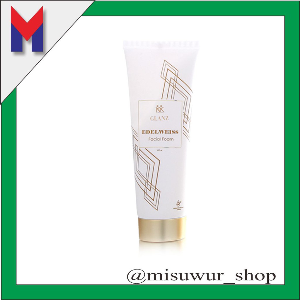 Glanz Edelweiss Facial Foam KK Indonesia