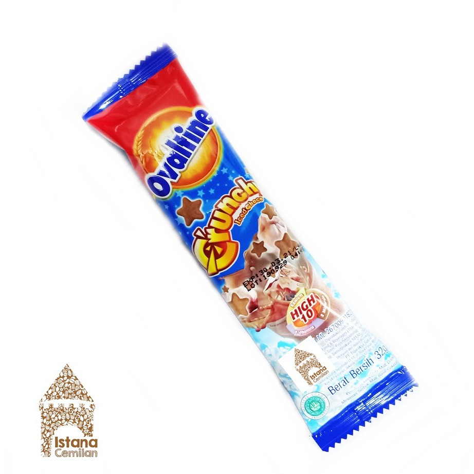 Ovaltine Crunchy Iced Choco 32 Gram . Susu Cokelat Sereal