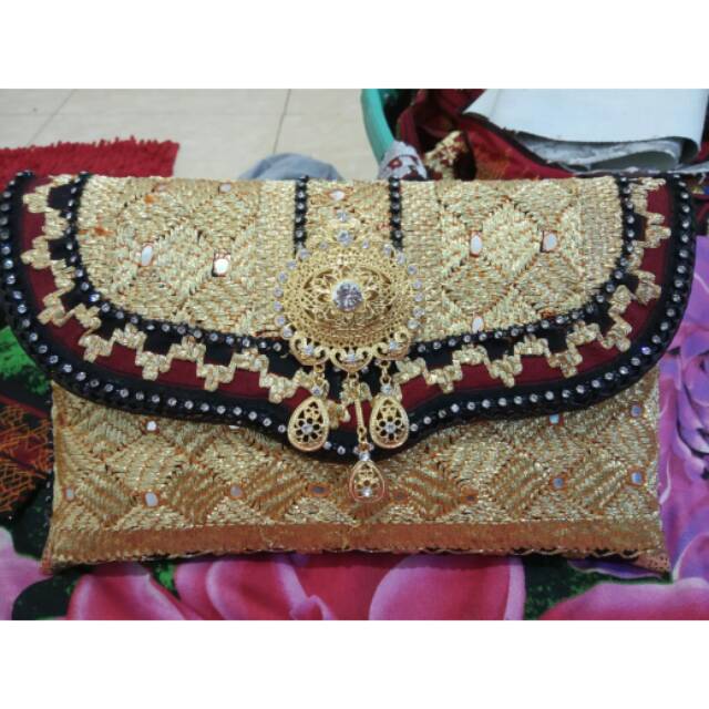 Tas wanita model tapis lampung