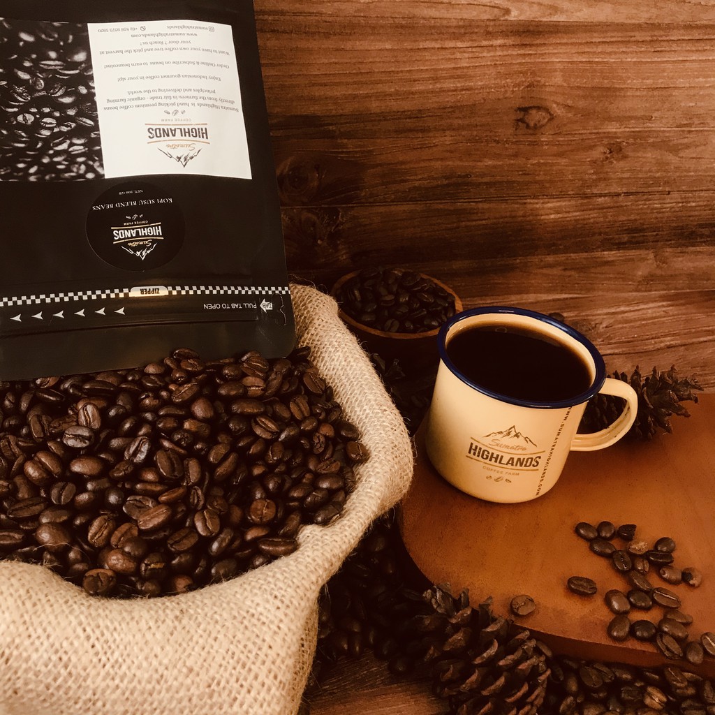 

KOPI BIJI ICED MILK COFFEE - KOPI SUSU BLEND ARABICA COFFEE BEANS 500 GR