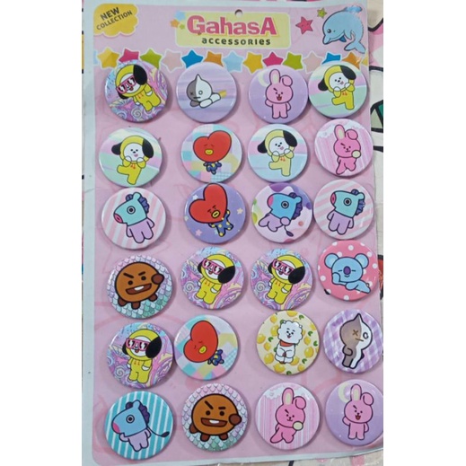 Pin BTS / Pin Ransel Tas Bts