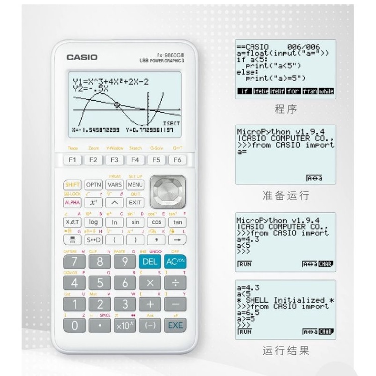 kalkulator CASIO graphic fx 9860giii sd Bergaransi Resmi 1 tahun