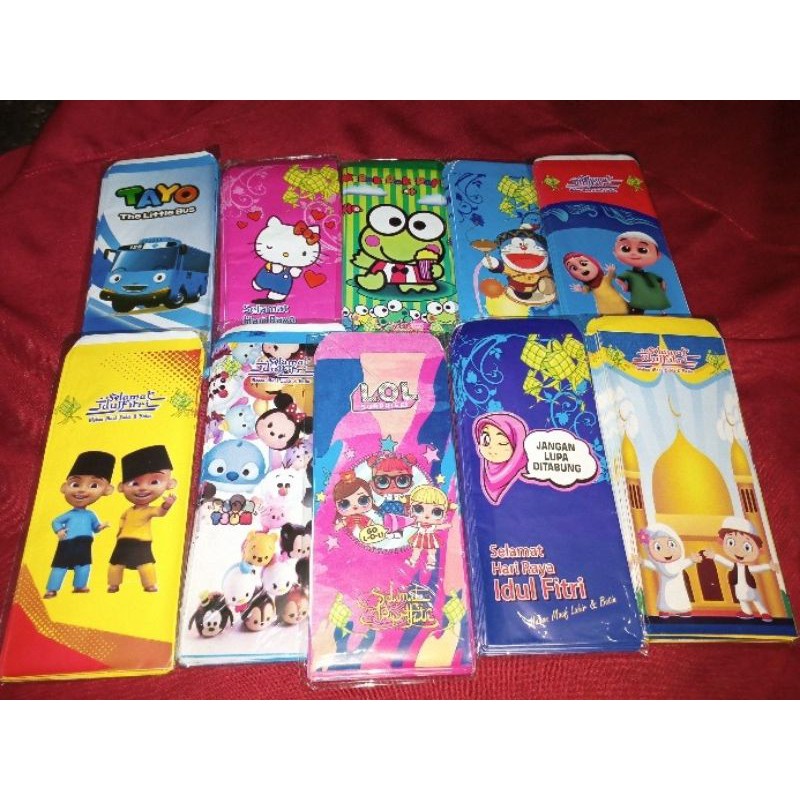 ( ANGPAO ) Amplop lebaran /Amplop uang isi 10